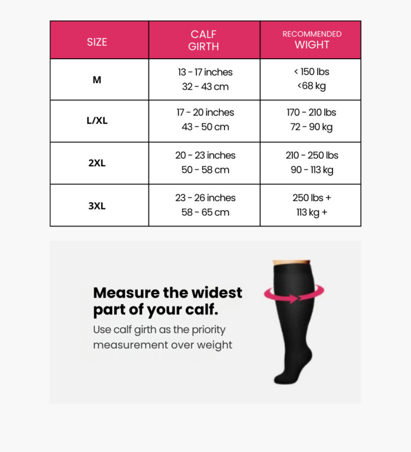 Stripes - Wide Compression Socks For Pain Relief